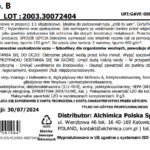 etykieta składnik B