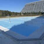 realizacja basenu zewnętrznego Hotel Gołębiewski
