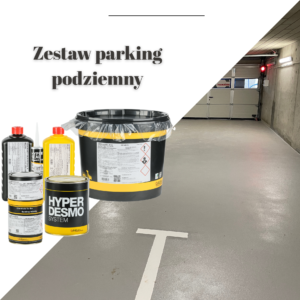 parking podziemny z epoxy resin - żywice Hyperdesmo