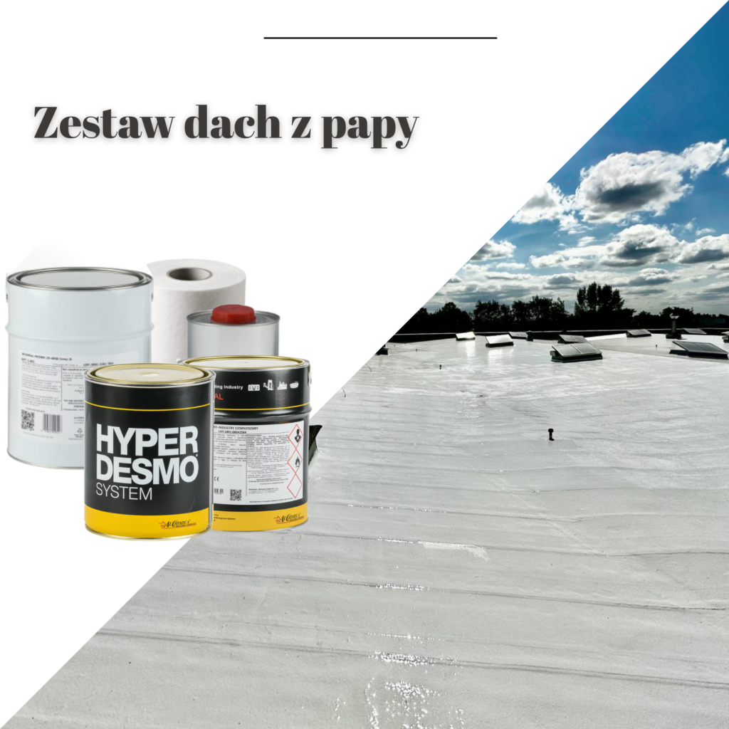 zestaw dach z papy z żywicami Hyperdesmo