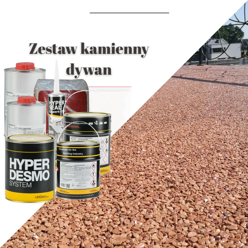 zestaw kamienny dywan żywicami hyperdesmo