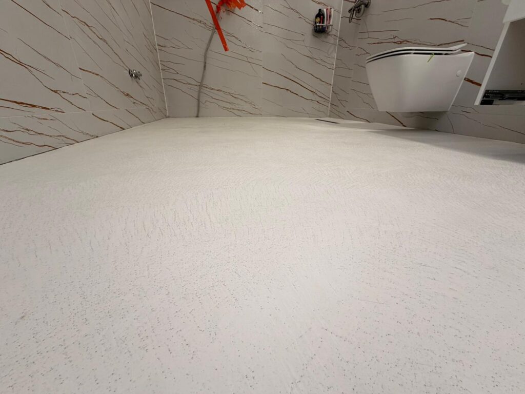 mikrocement - realizacja łazienki