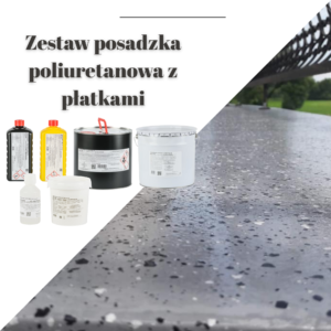 posadzka poliuretanowa z płatkami